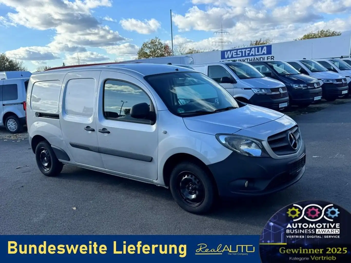 Mercedes-Benz Citan Kasten 111CDi lang Klima*PDC*Flügeltür Argent - 1
