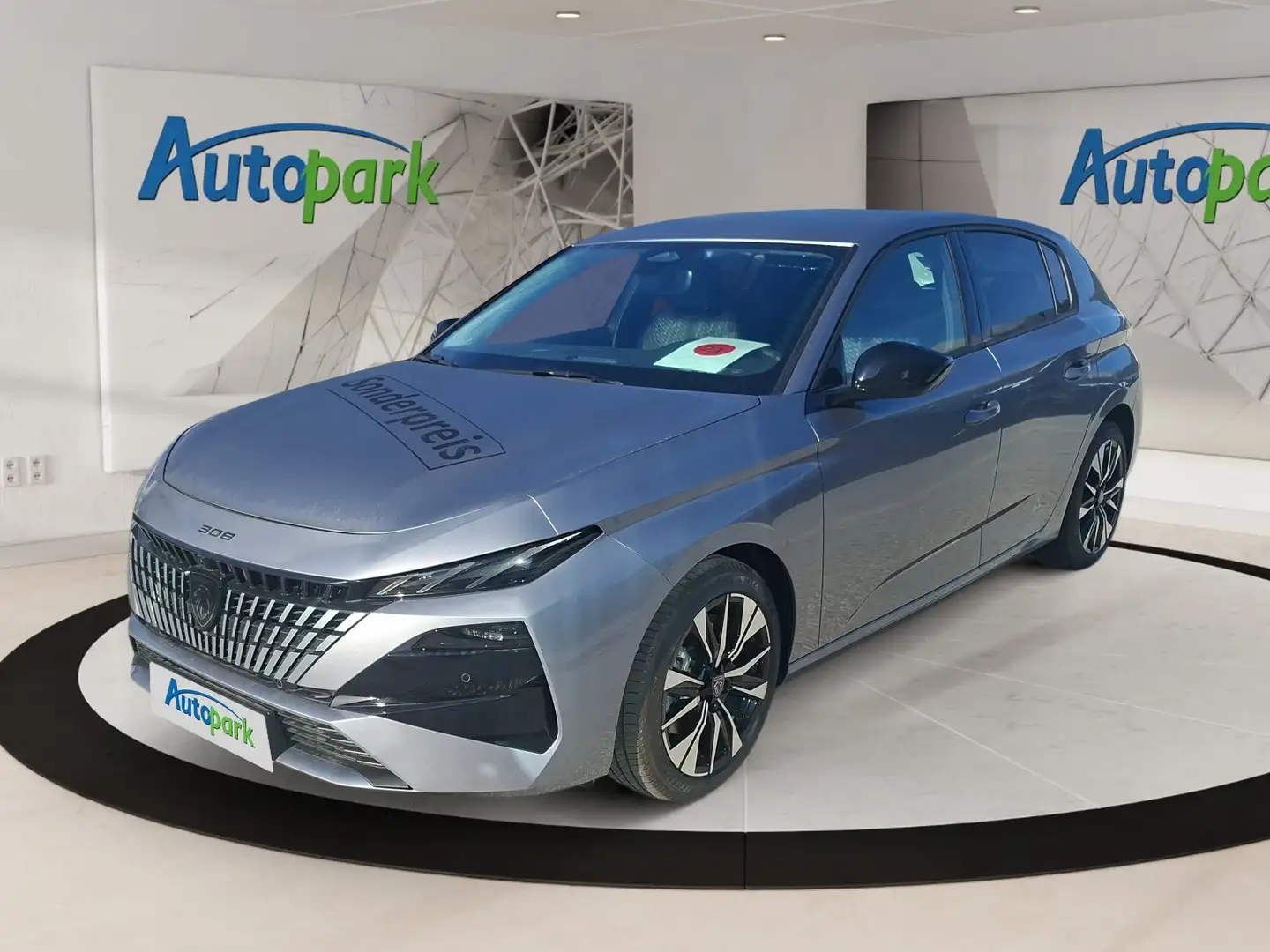 Peugeot 308 Hybrid 145 Allure Silber - 1