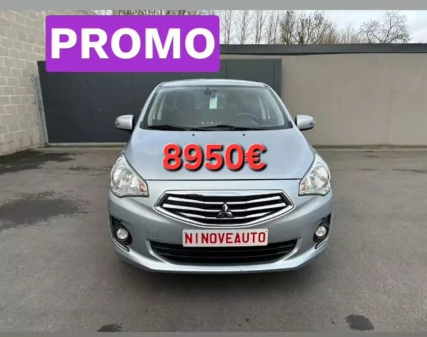 Mitsubishi Attrage 1.2i ClearTec Intense*AUTOMAAT*AIRCO*47000KM Grijs - 1