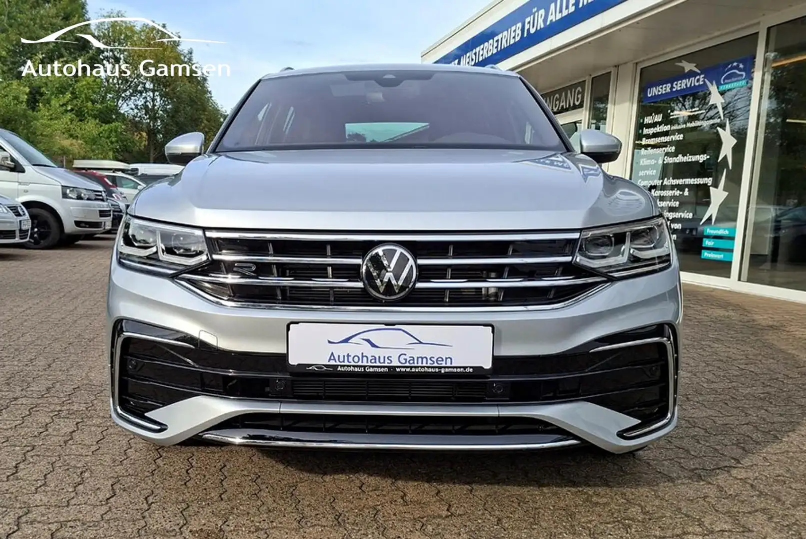 Volkswagen Tiguan 2.0 TDI DSG 4M R-Line 5JGAR/Sthzg/LED/AHK Silber - 2