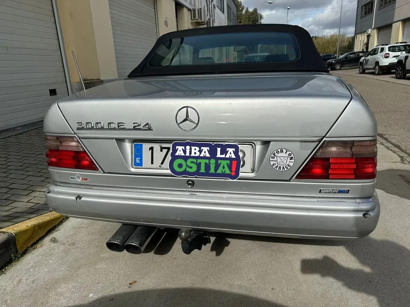 Mercedes-Benz 300 Mercedes W124 300-24V Cabrio Sportline Automático Plateado - 2