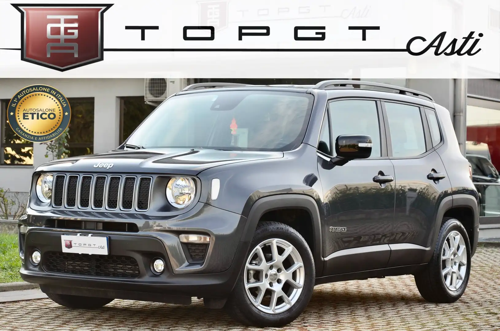 Jeep Renegade 1.6 mjt Longitude 2wd 130cv GAR. UFFICIAL, PERMUTE Grigio - 1