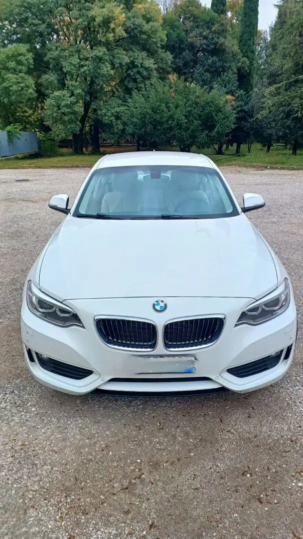 BMW 220 220d Coupe 184cv auto Bianco - 1