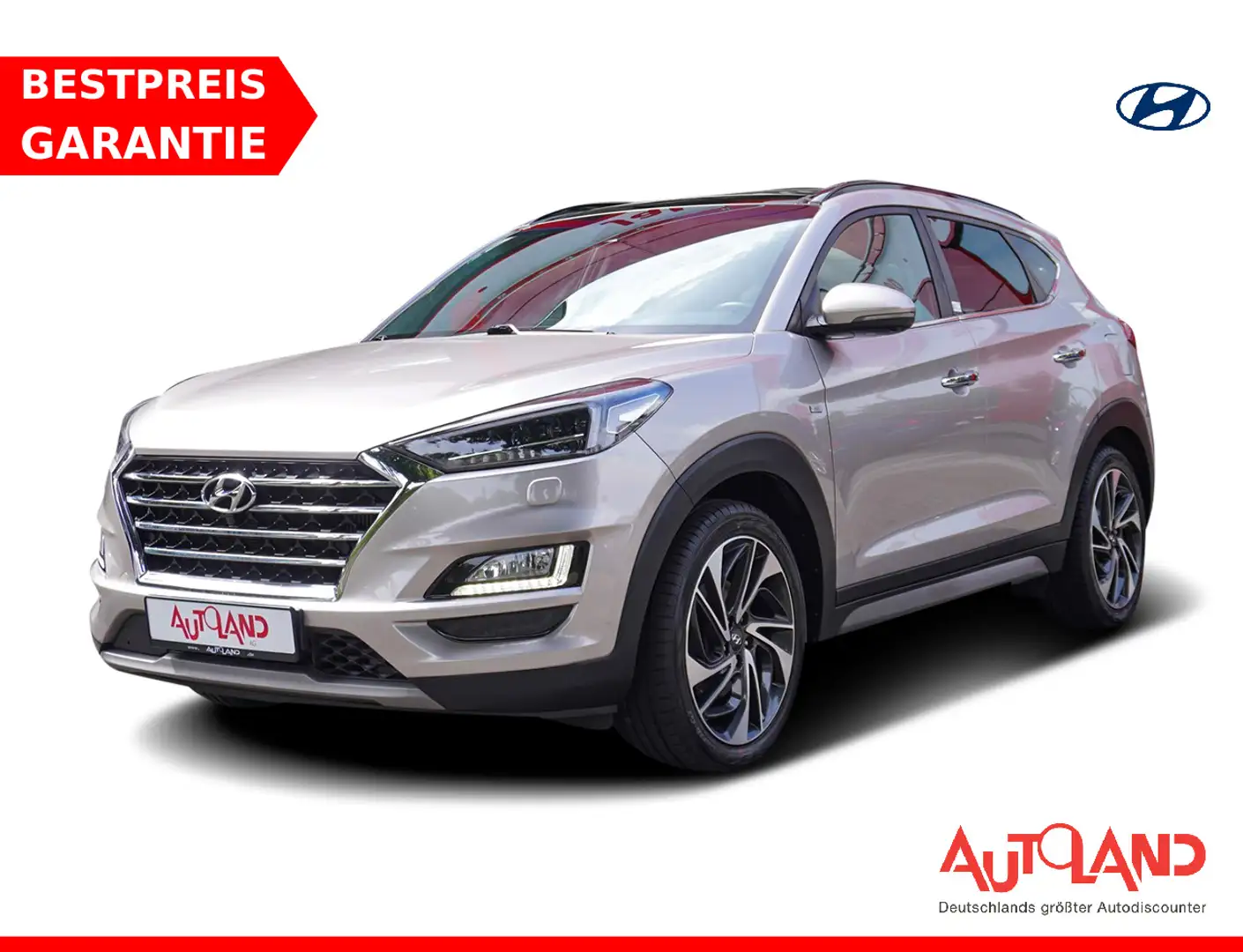 Hyundai TUCSON 2.0 T-GDI Premium 4WD NAVI KAMERA 360° LE Beige - 1