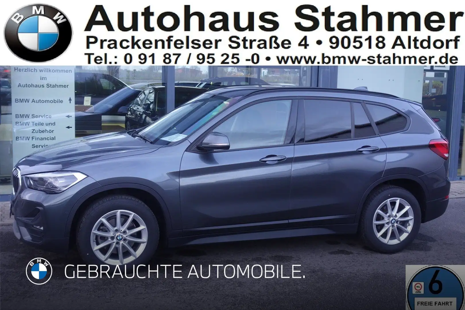BMW X1 xDrive18d Advantage HiFi DAB LED RFK Navi Grau - 1