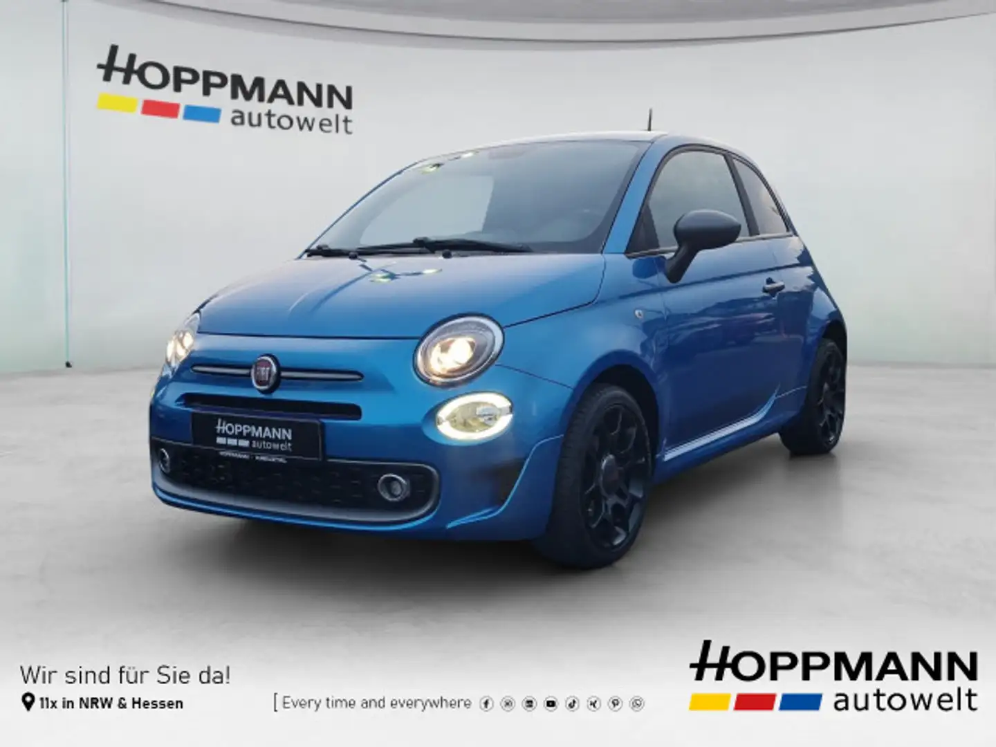 Fiat 500 . Bleu - 1