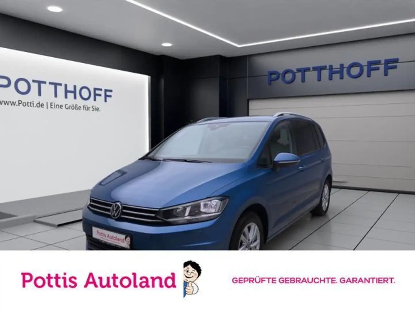 Volkswagen Touran 1.5 TSI DSG COMFORTLINE 7 Sitzer NAVI ACC Blau - 1
