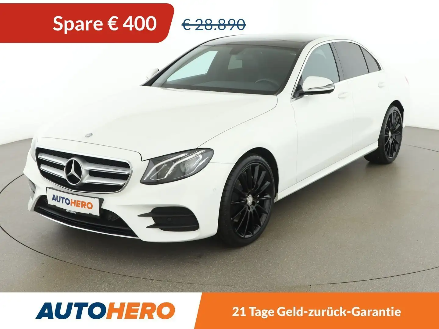 Mercedes-Benz E 220 E 220 d AMG Line Aut. *LED*CAM*NAVI*PDC*PANO* Weiß - 1