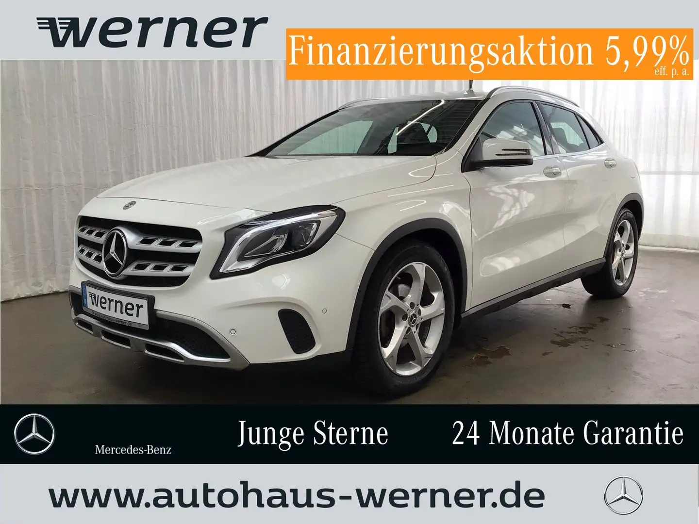 Mercedes-Benz GLA 200 7G-DCT URBAN BUSINESS LED NAVI PTS SHZ Blanc - 1