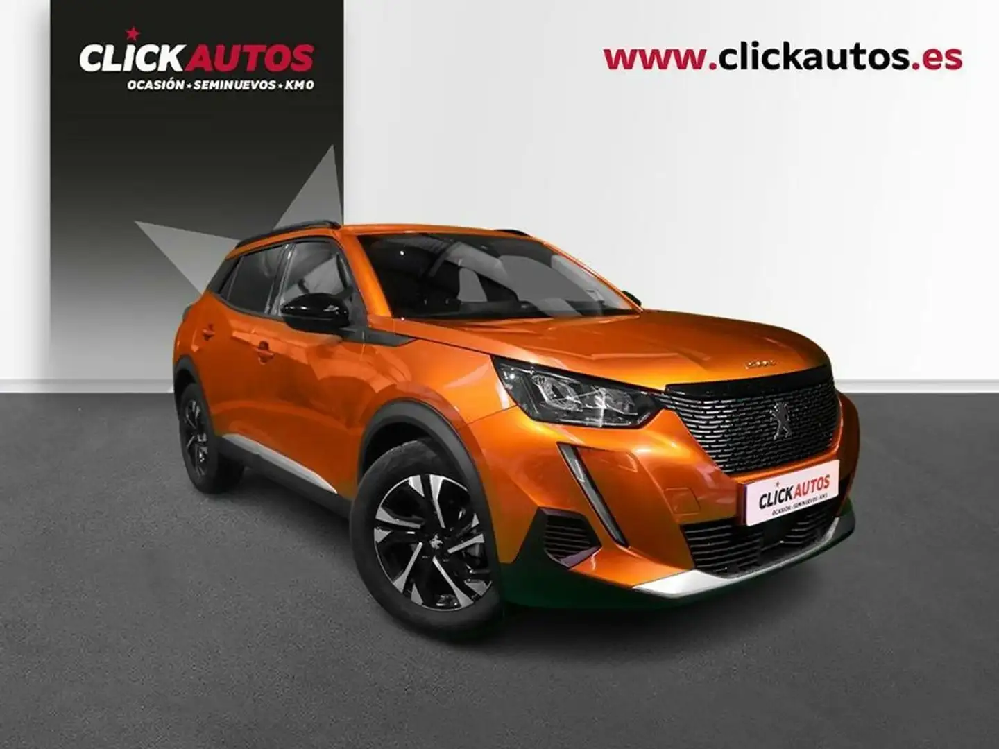 Peugeot 2008 1.2 PureTech S&S Allure 100 Arancione - 2