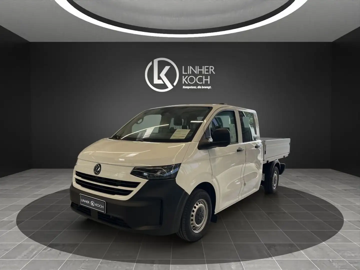 Volkswagen T6 Transporter Doka-Pritsche TDI ''AHK+TEMPOMAT+RFK+uvm'' Weiß - 1