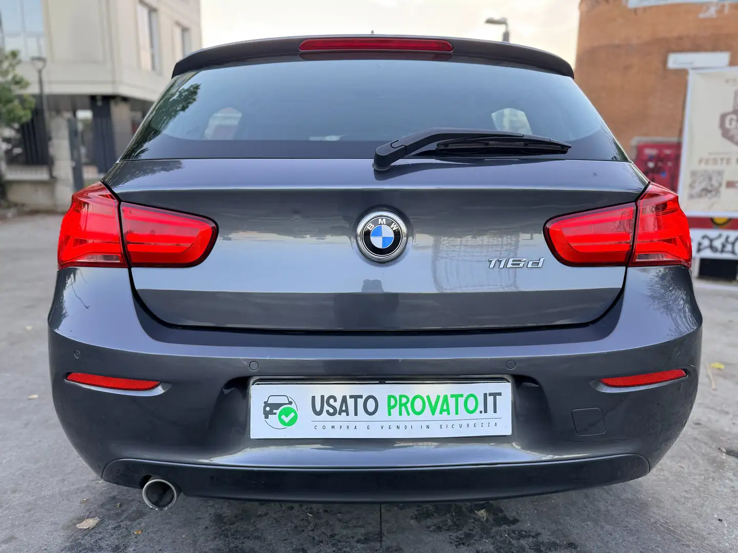 BMW 116 1.5d 116cv E6 UNIPRO 5p Automatica Tagliandi BMW Gri - 2