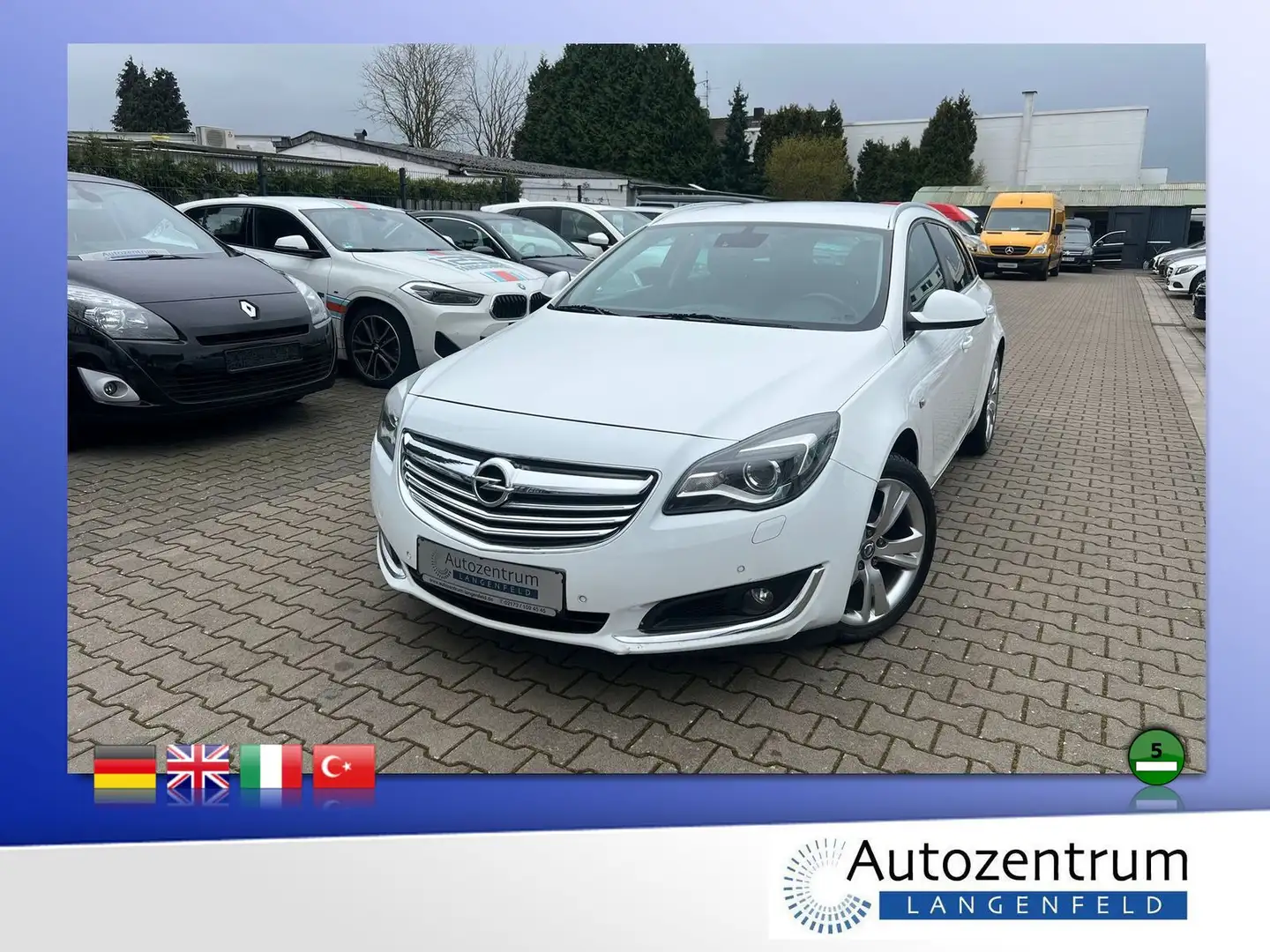 Opel Insignia A SportsTourer 2.0 CDTI Aut. Innovation Weiß - 1
