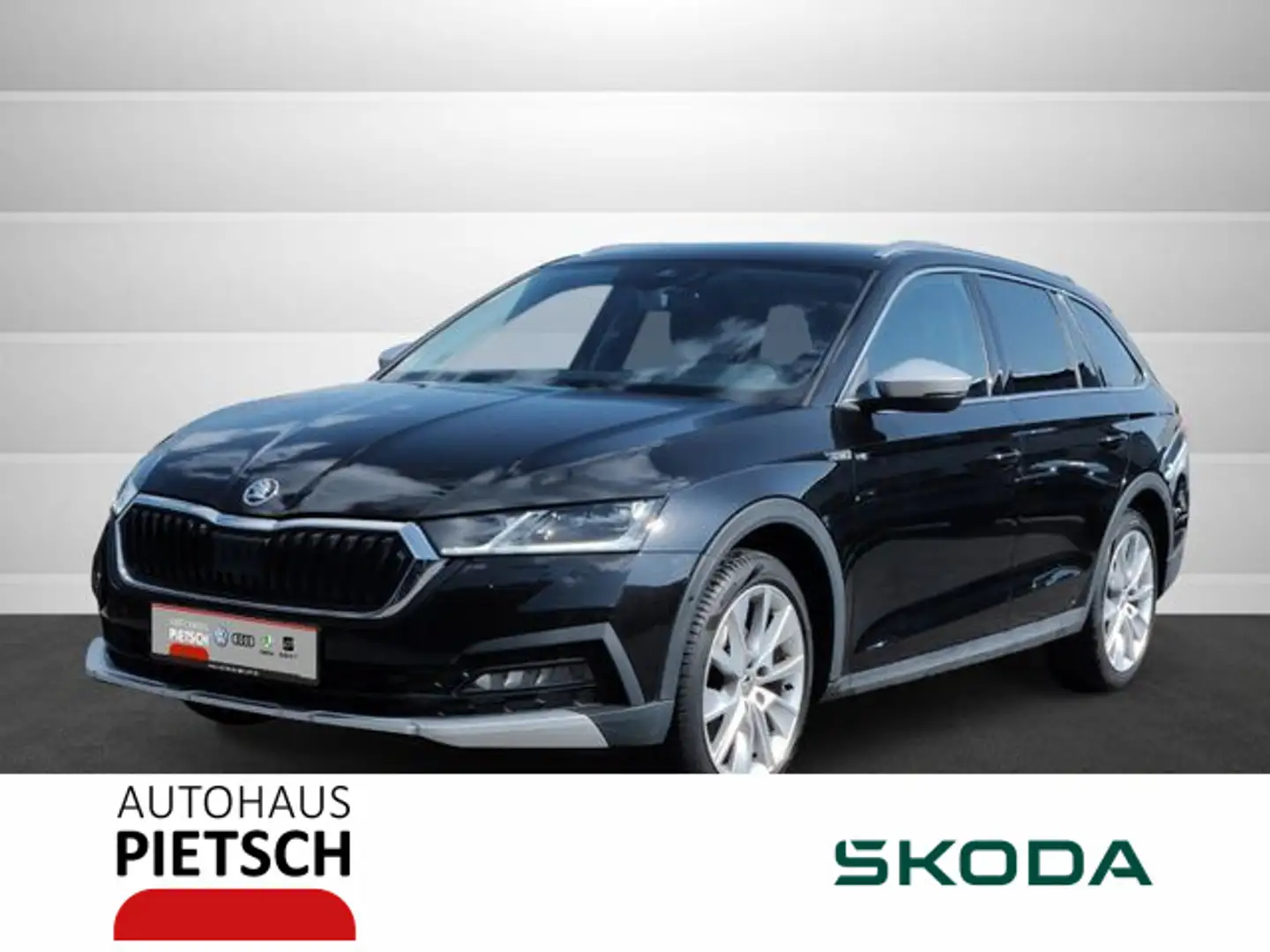 Skoda Octavia Combi Scout 2.0 TDI 4x4 Matrix AHK HeadU Schwarz - 1