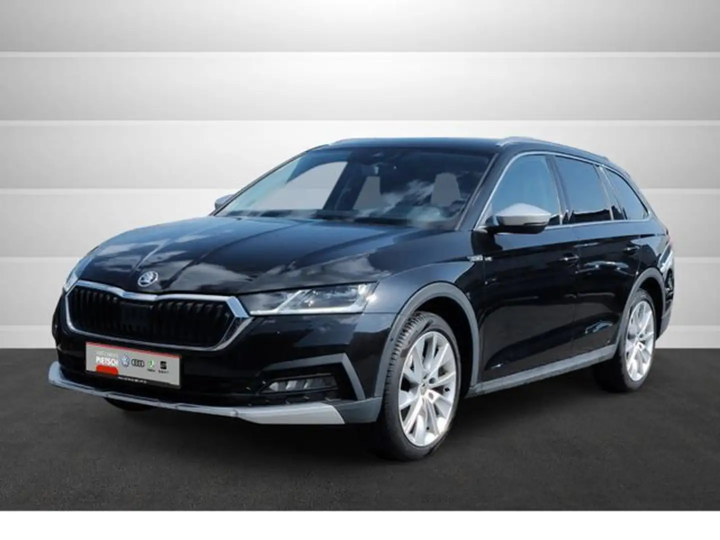 Skoda Octavia Combi Scout 2.0 TDI 4x4 Matrix AHK HeadU Schwarz - 2