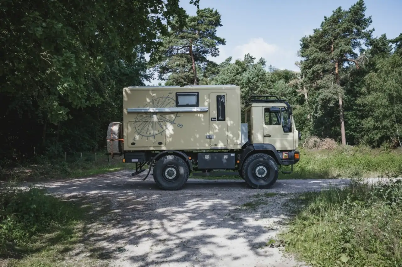 MAN L27, 4x4, 7500 max gewicht. reis klaar, foto 3
