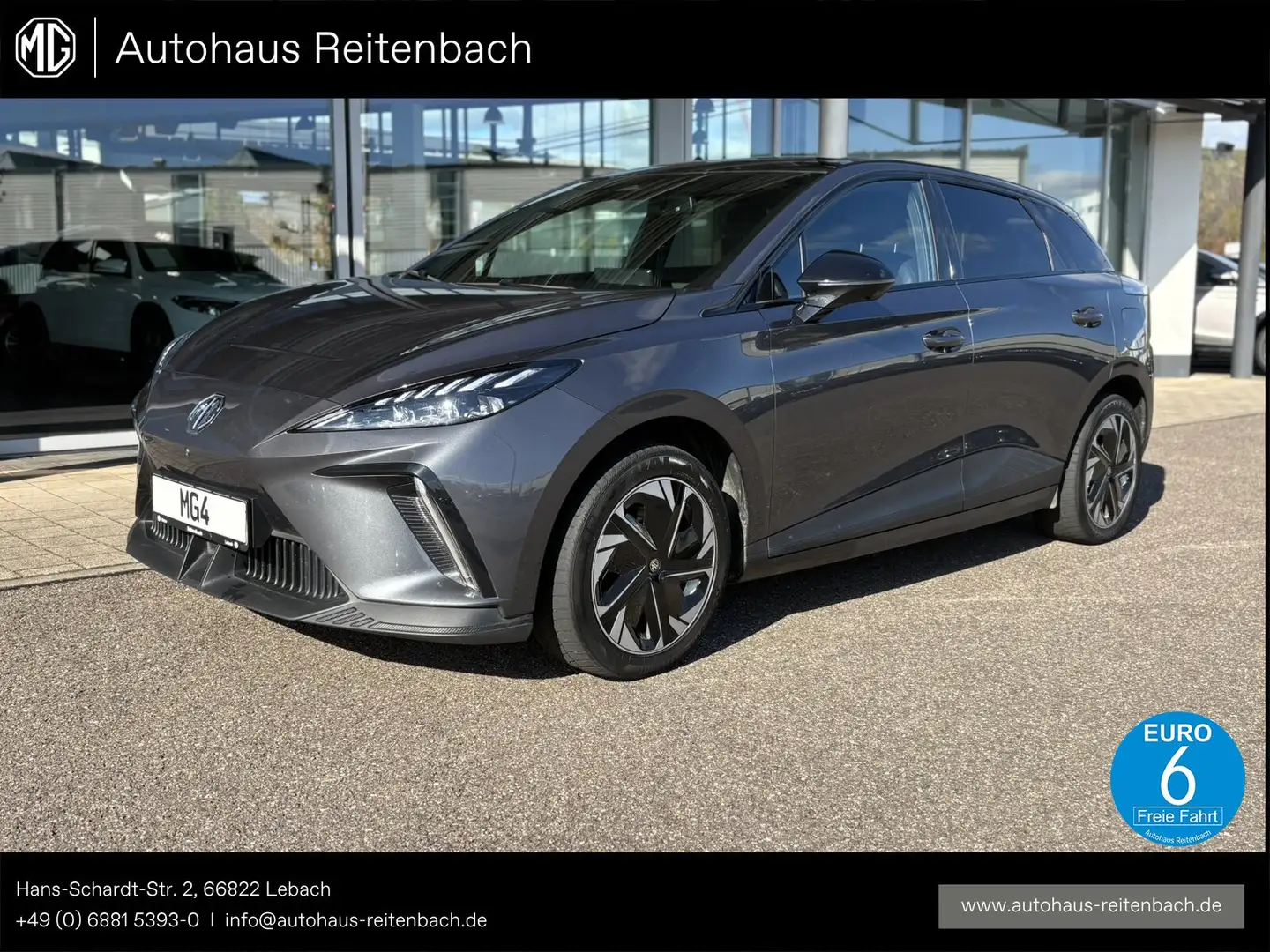 MG MG4 MG 4 LUX 360°+NAVI+SITZHZG+ACC+LED+DAB+450KM Grau - 1