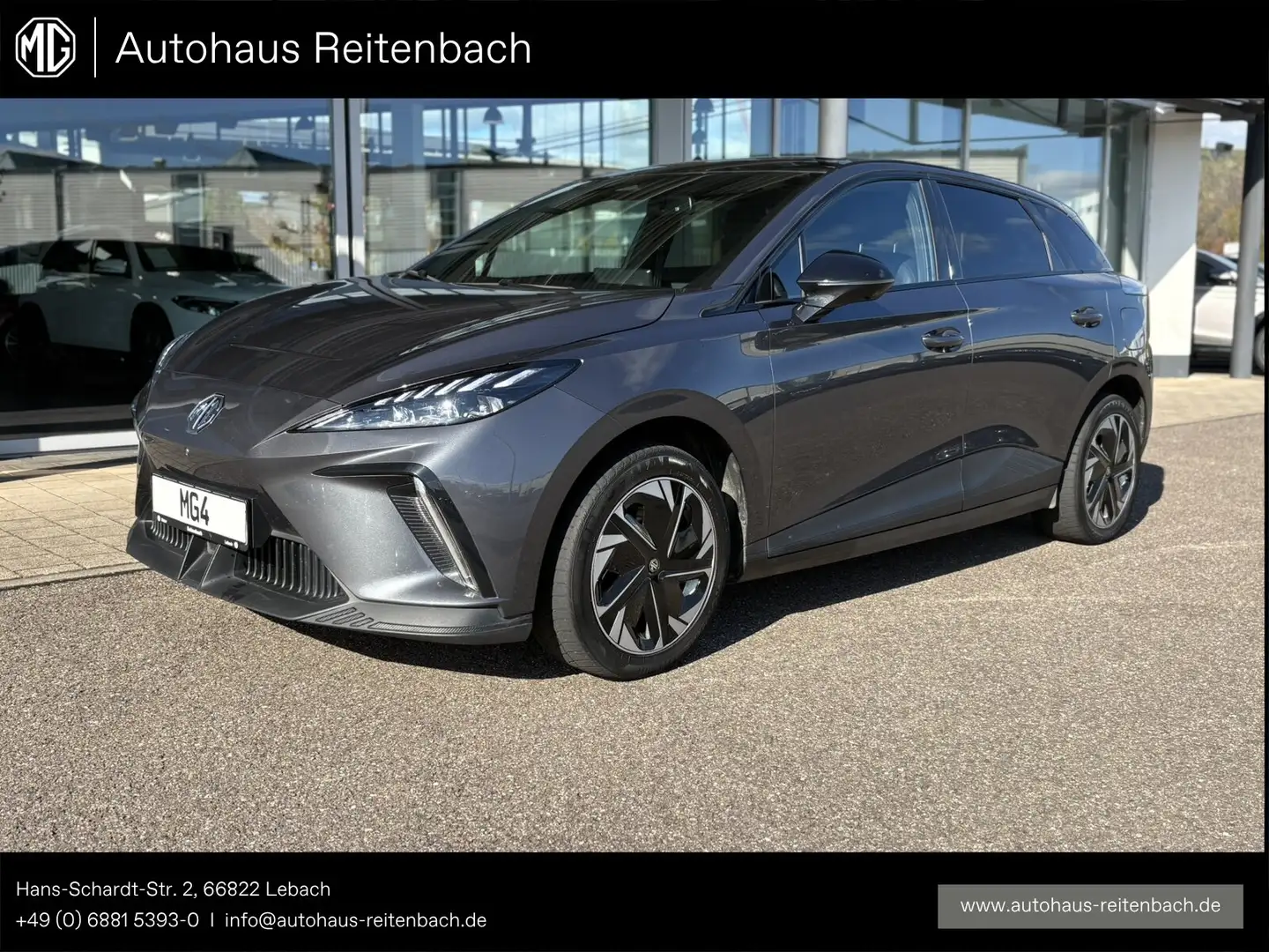 MG MG4 MG 4 LUX 360°+NAVI+SHZ+ACC+LKA+LED+DAB Grau - 1