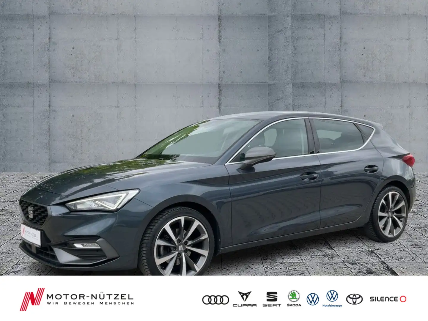 SEAT Leon 1.5 TSI FR-LINE LED+NAV+APP+ACC+SHZ+PDC+RFK Grau - 1