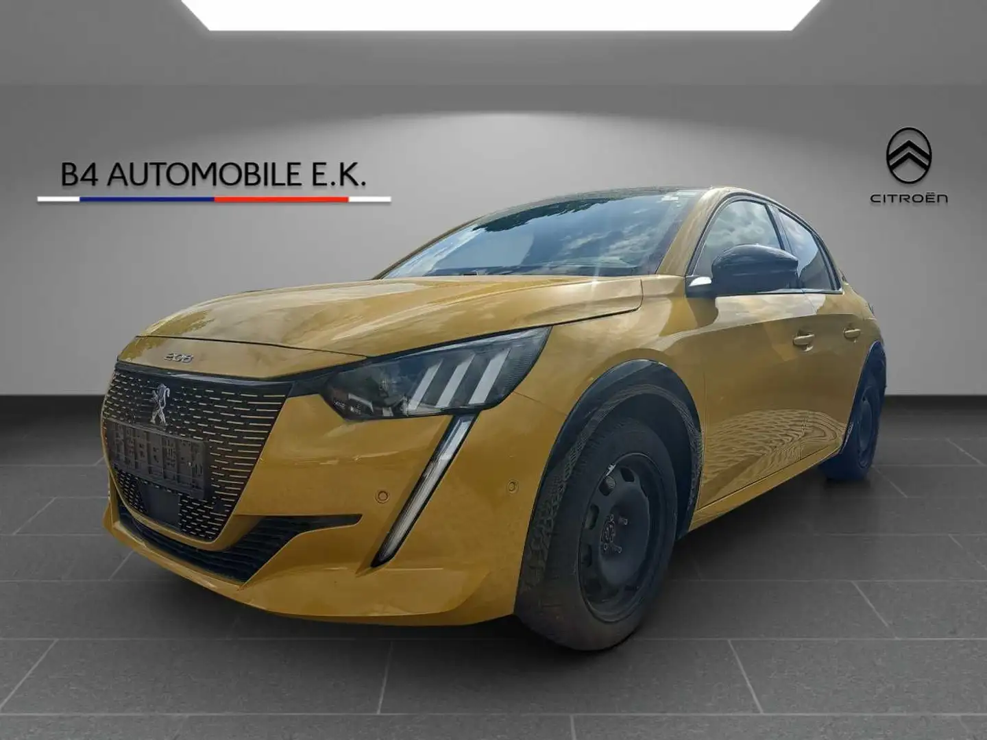 Peugeot 208 Elektro Elektromotor 136 GT Pack Gelb - 1