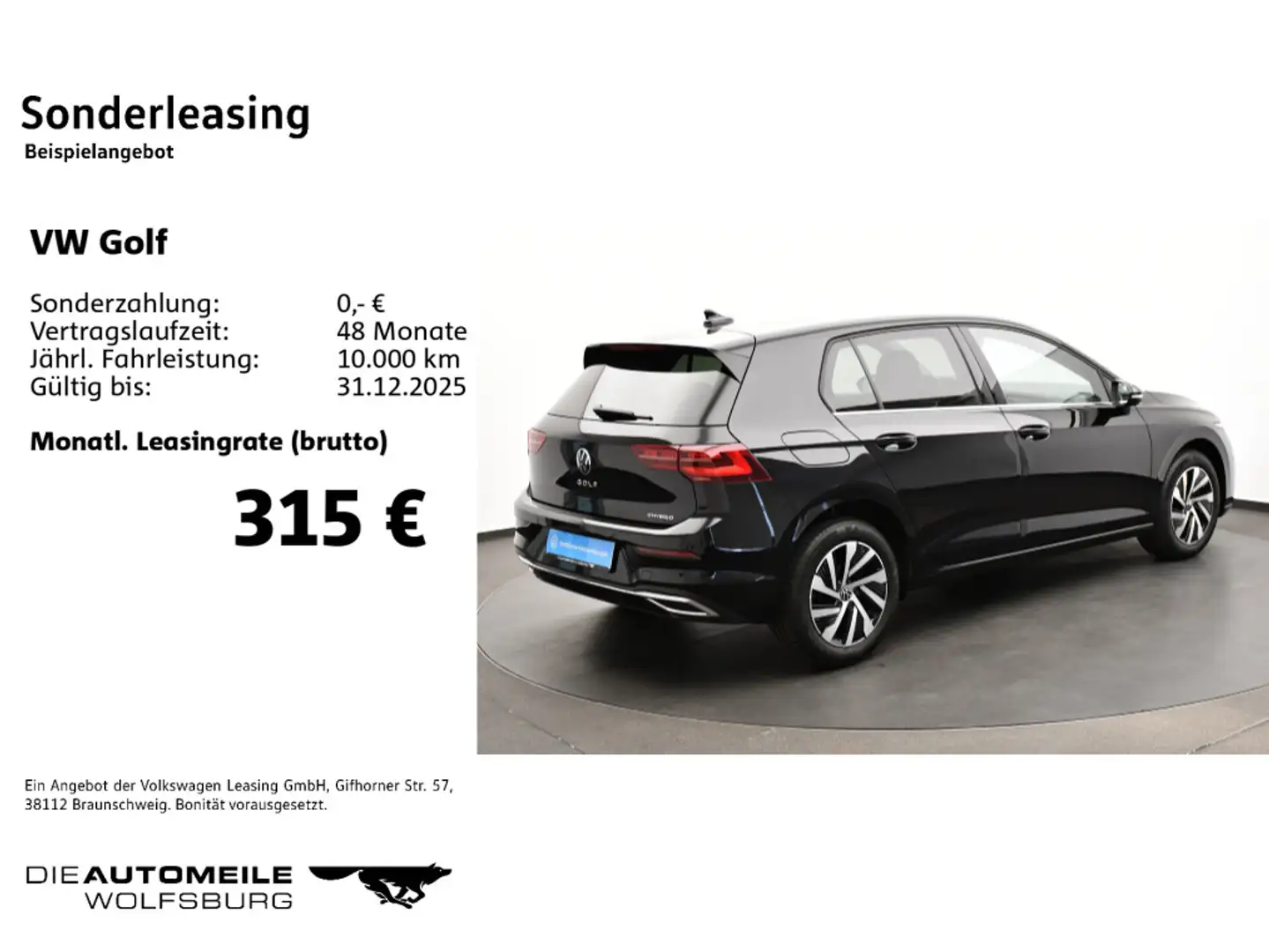 Volkswagen Golf 8 VIII 1.4 TSI eHybrid DSG Style Matrix/ACC Schwarz - 2