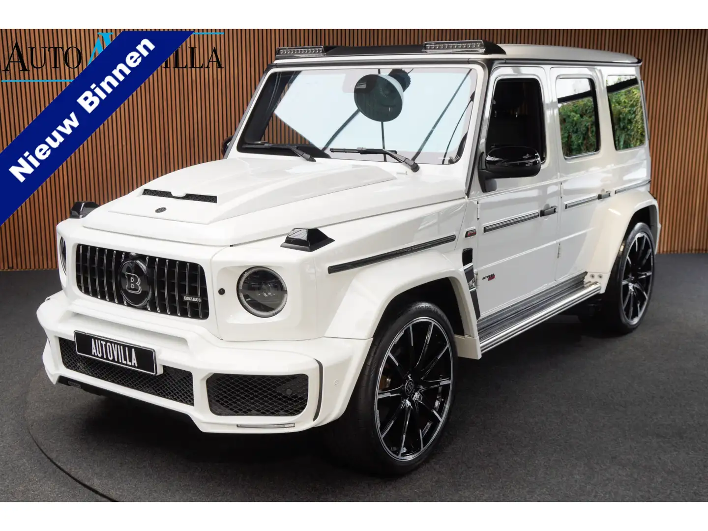 Mercedes-Benz G BRABUS 800 Massage Burmester PTS 360° Camera Leer Weiß - 1