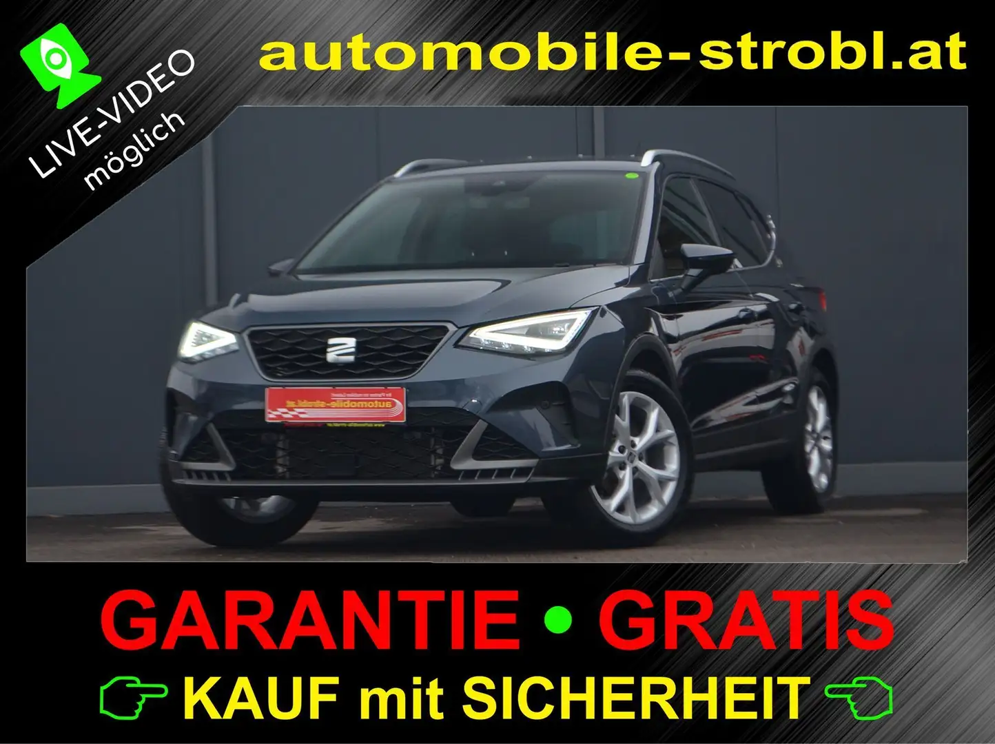 SEAT Arona TSI FR-Line * LED * Virt.C. * ACC * Werksgarantie Gris - 1