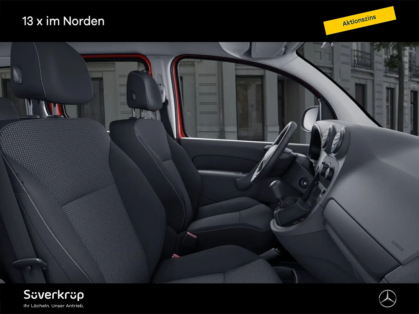 Mercedes-Benz Citan 109 Tourer lang Radio USB Klima PDC Rot - 2