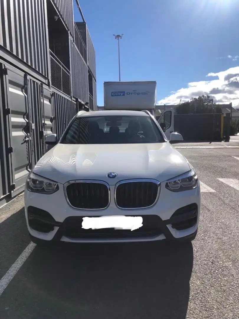 BMW X3 xDrive20d 190ch BVA8 Luxury Blanc - 2
