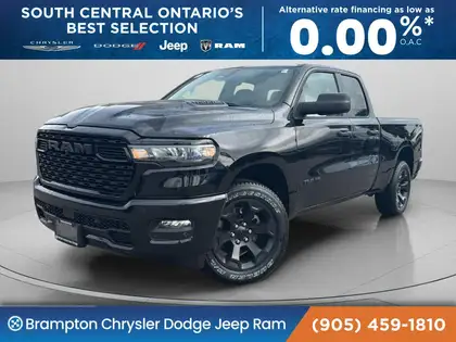 Black 2026 RAM 1500 Pickup Truck Four-Wheel Drive Automatic