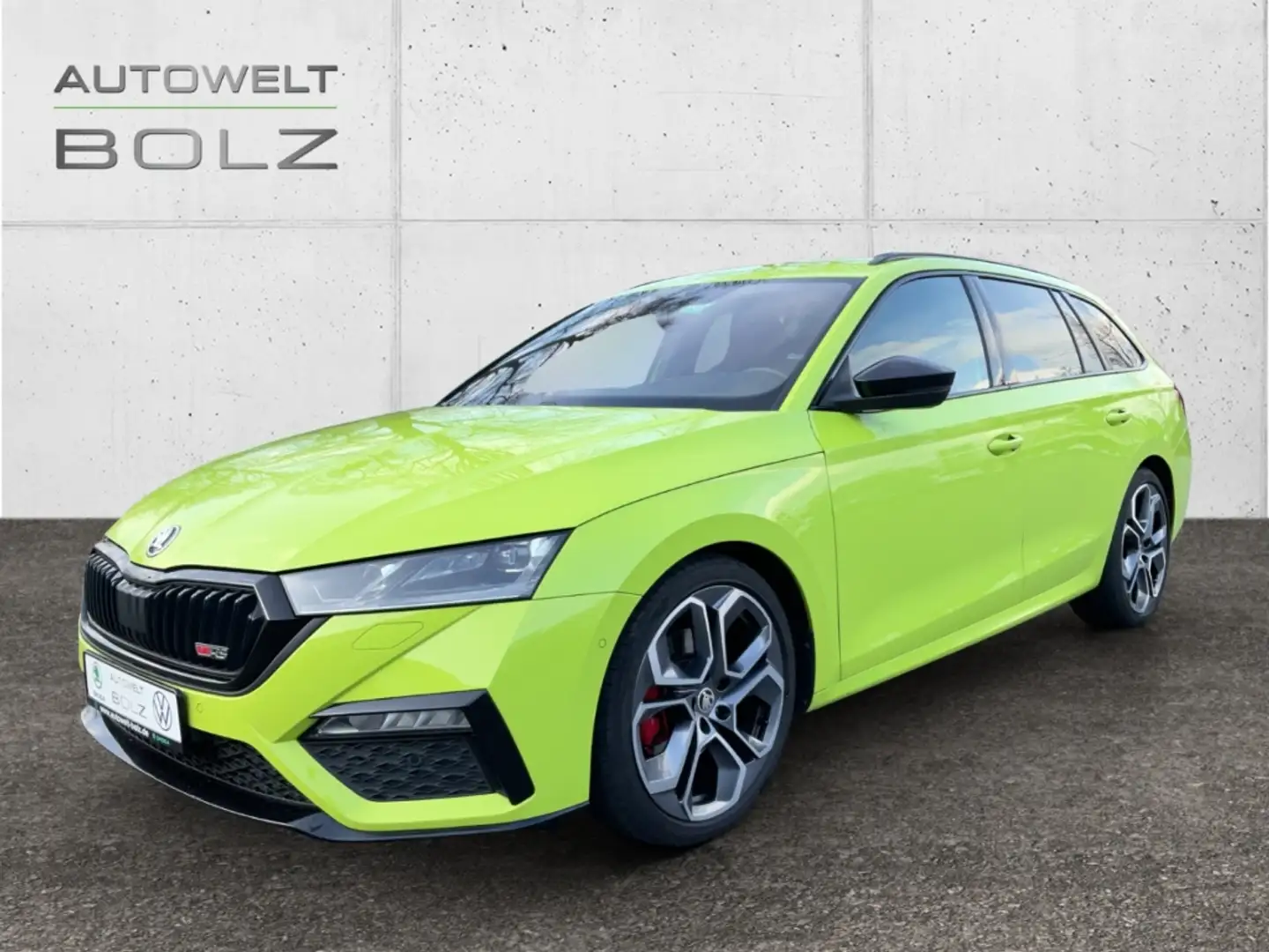 Skoda Octavia Combi RS Plus 2.0 TDI HUD Navi Canton DigiCock Mem Grün - 1