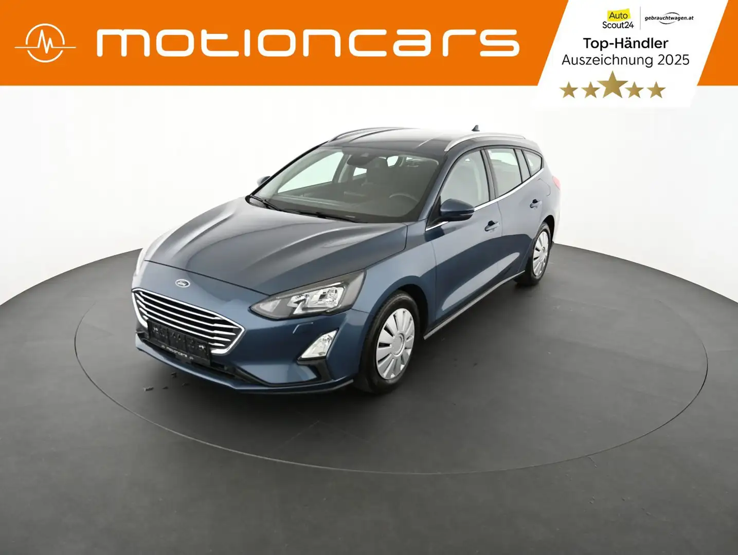 Ford Focus 2.0 EcoBlue Titanium Start/Stopp Pickerl NEU Blau - 1