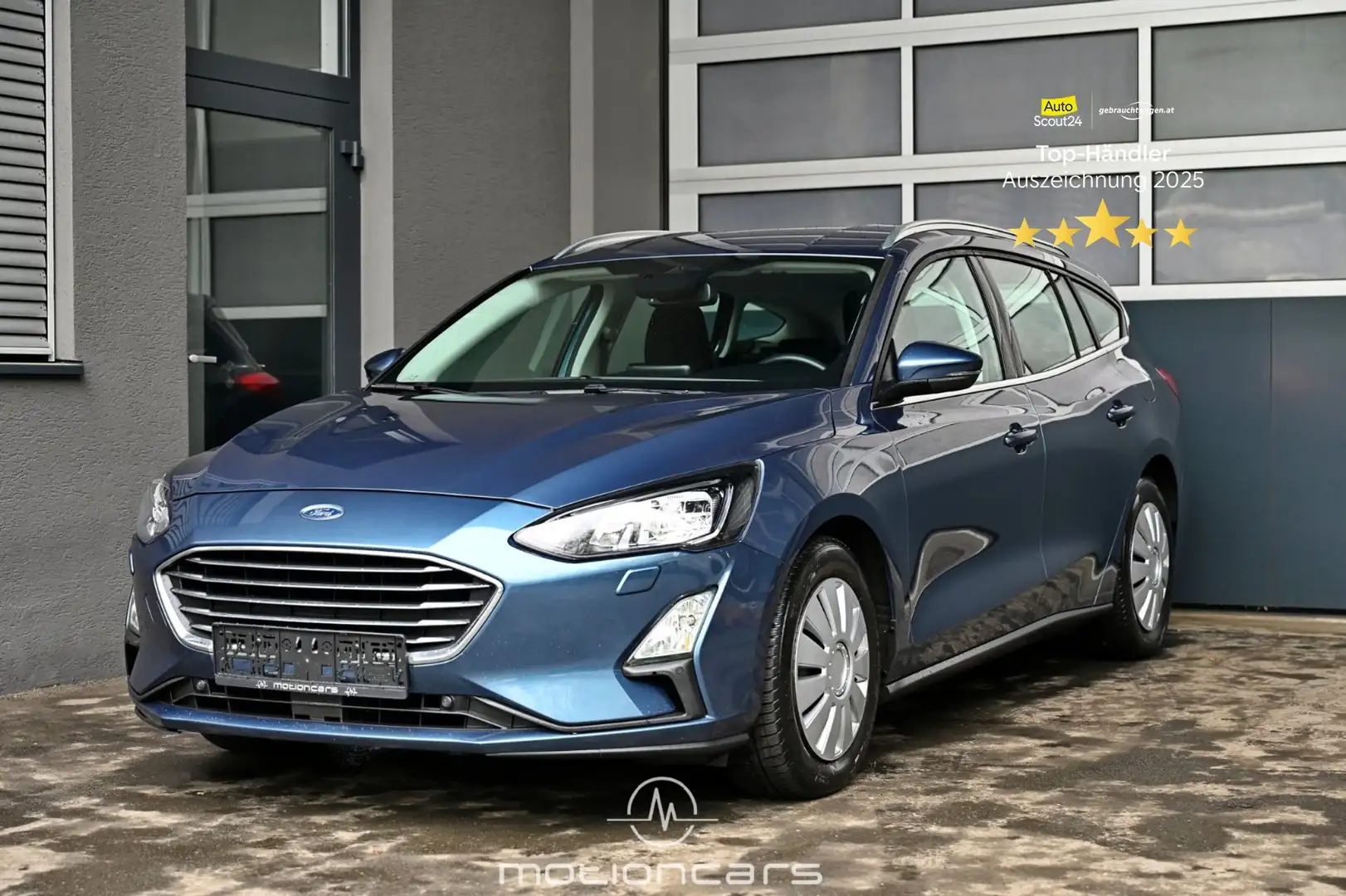 Ford Focus 2.0 EcoBlue Titanium Start/Stopp Pickerl NEU Blau - 1