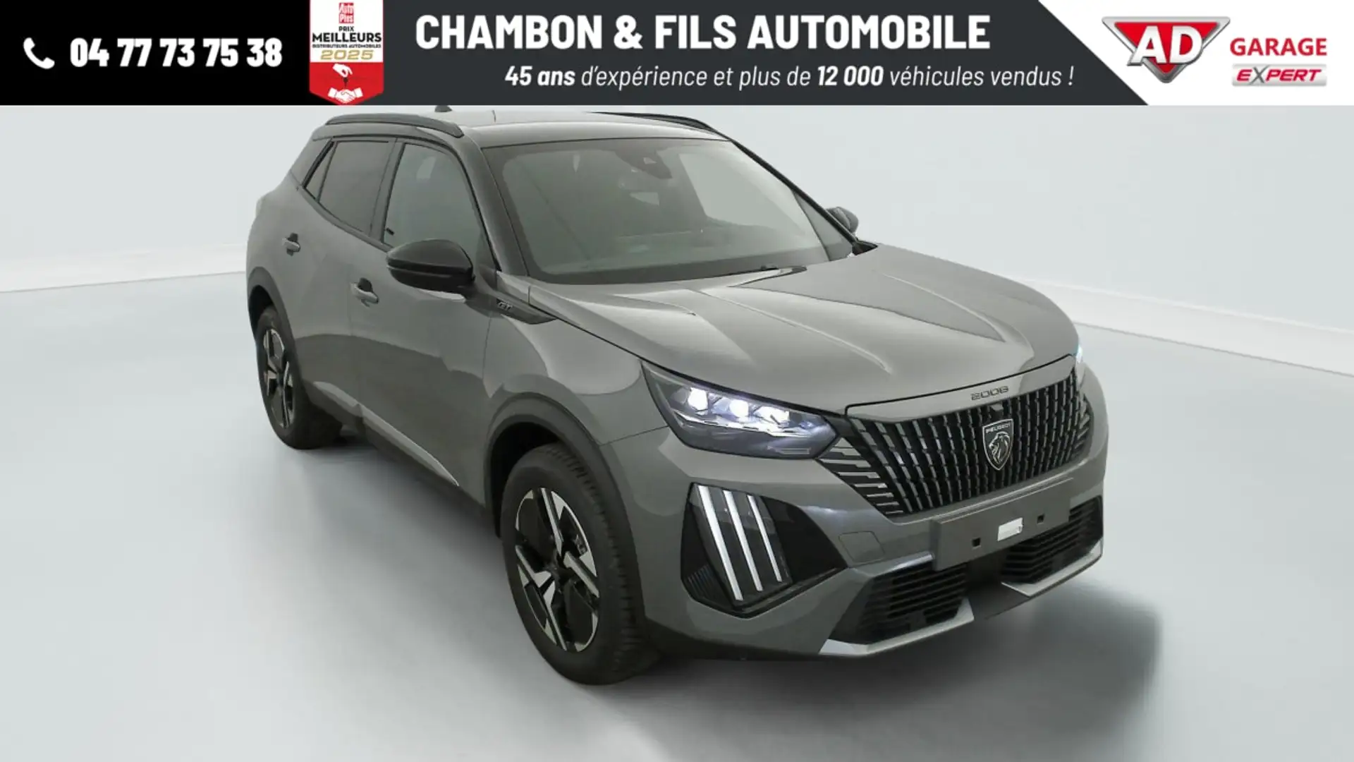 Peugeot 2008 Hybrid 145 e-DCS6 GT Noir - 1