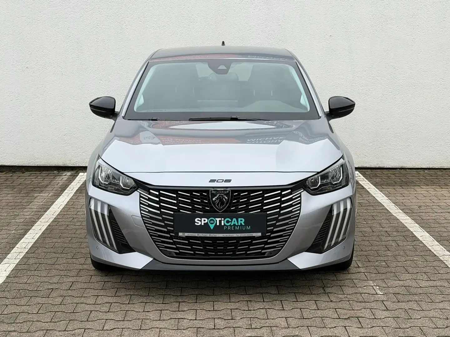 Peugeot 208 Allure PureTech 100 EAT8,Navi,PDC v+h,LED Grau - 2