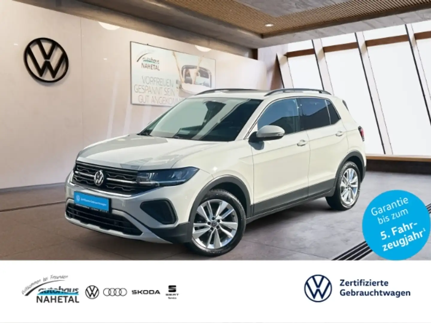 Volkswagen T-Cross 1.0TSI Life LED NAVI 17'' REAR VIEW ACC  TRAVEL AS Grau - 1