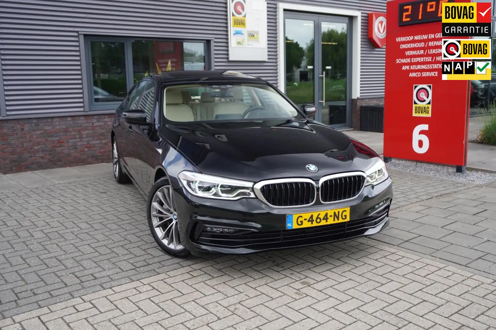 BMW 540 5-serie 540i High Executive Edition / HUD / PANO / Чорний - 1