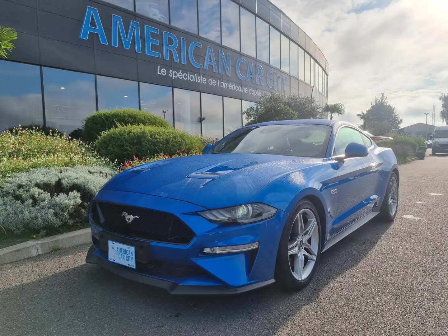 Ford Mustang GT FASTBACK 5.0L V8 450ch Bleu - 1