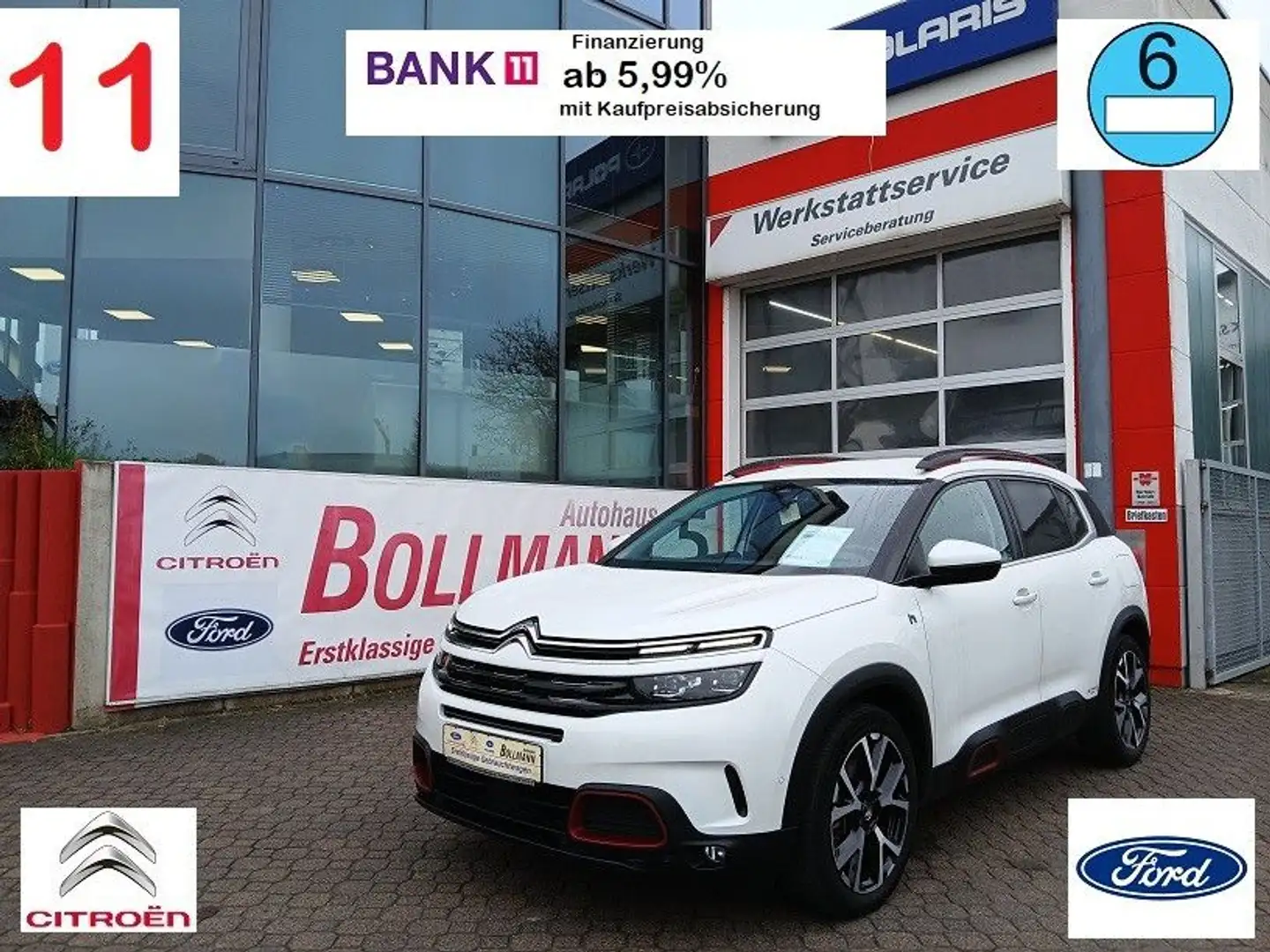 Citroen C5 Aircross ShinePack Hybrid,Standheizung,Kamera Blanc - 1