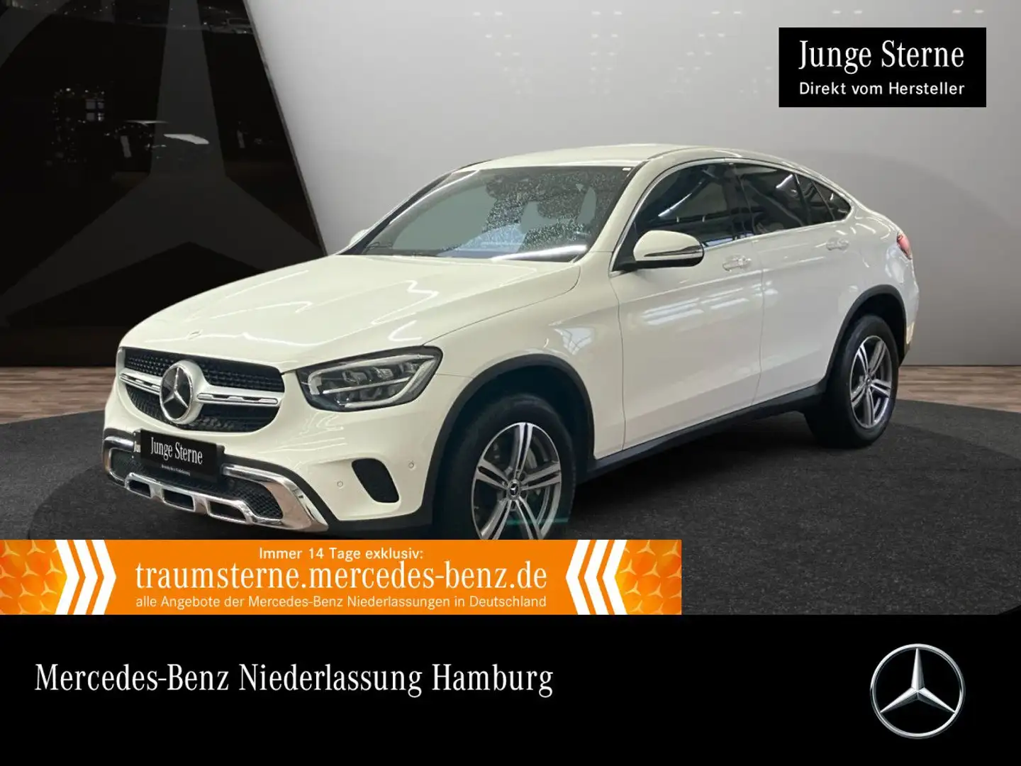 Mercedes-Benz GLC 300 e Coupé 4M LED+FAHRASS+KAMERA+KEYLESS+9G Weiß - 1