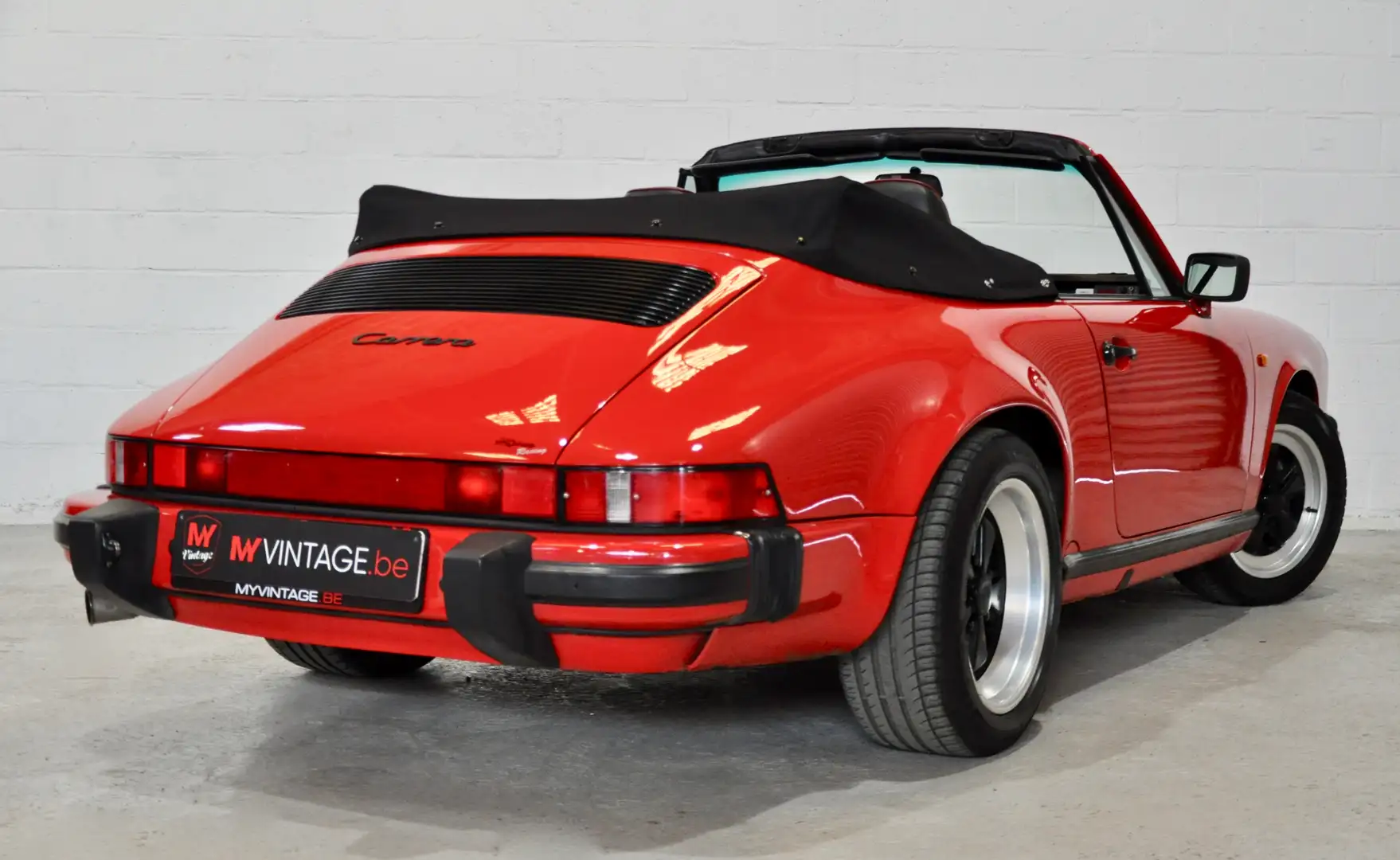 Porsche 911 3.2 231cv G50 Cabriolet * MATCHING NUMBER * Rood - 2