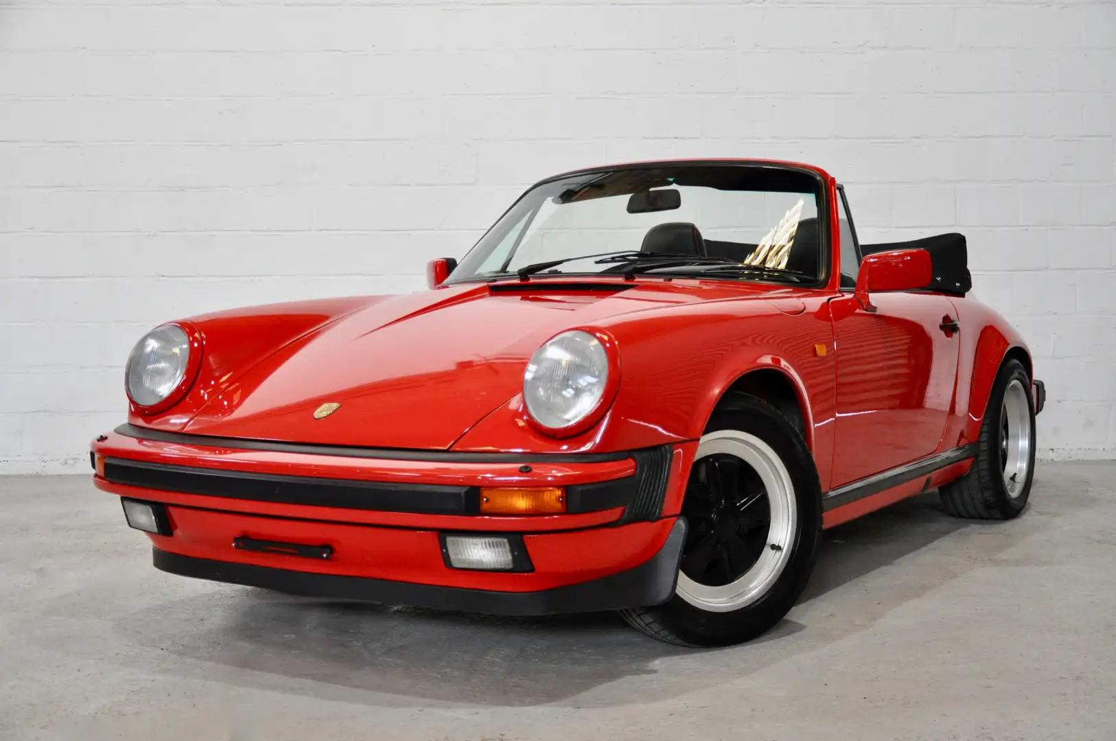 Porsche 911 3.2 231cv G50 Cabriolet * MATCHING NUMBER * Rood - 1