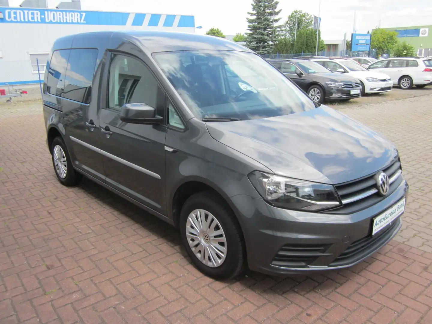 Volkswagen Caddy PKW+7-Sitze+AHK+Klima+SHZ+PDC+MFL+1. Hand Grau - 2