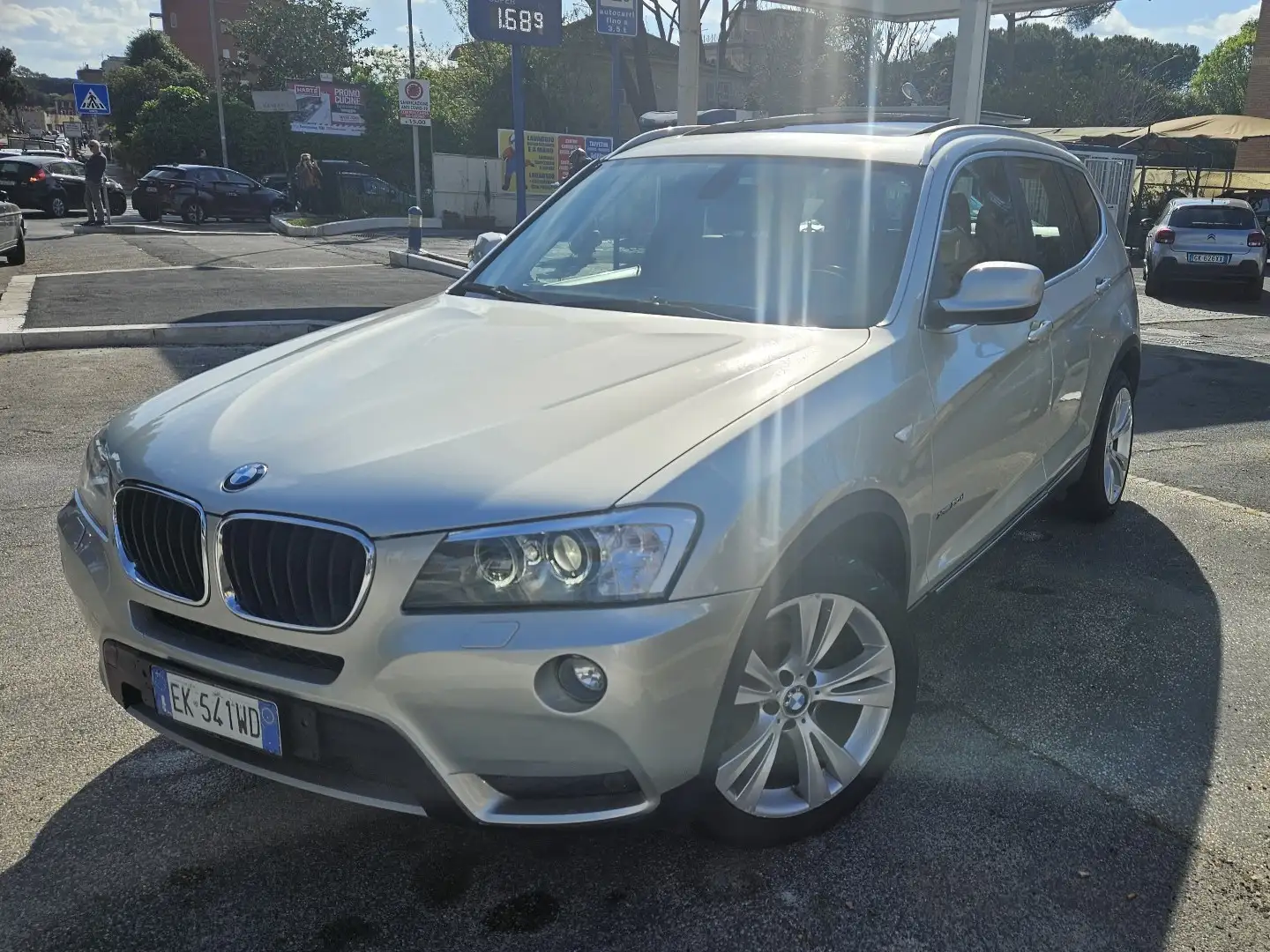 BMW X3 xdrive20dA Futura pelle tetto navi prof Grigio - 1