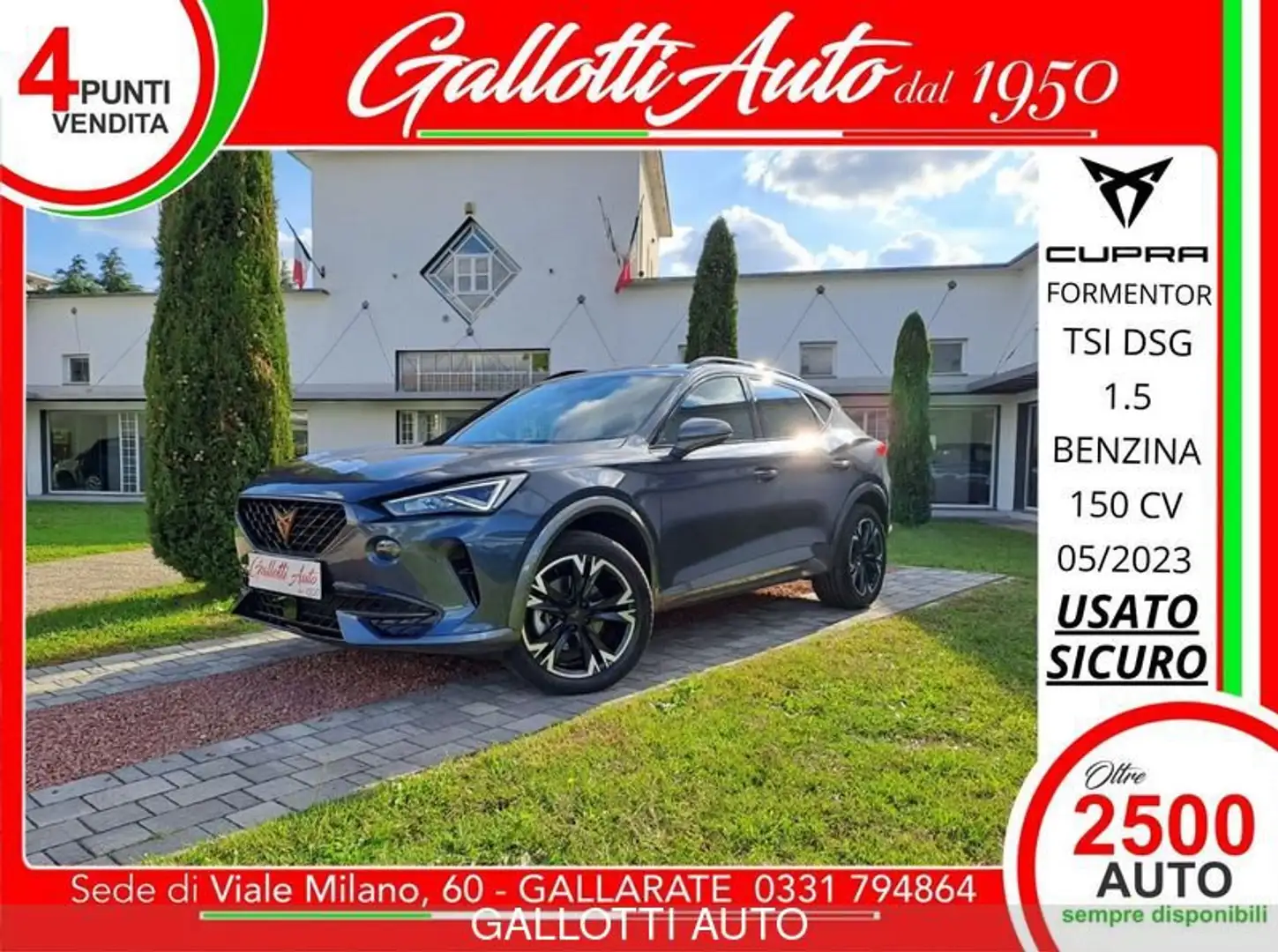 CUPRA Formentor 1.5 TSI DSG Grigio - 1