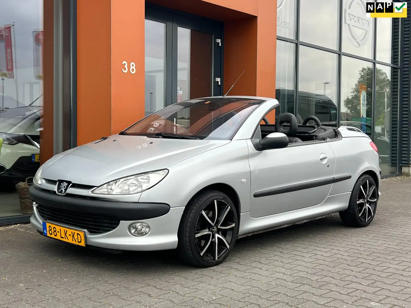 Peugeot 206 CC 1.6-16V|Automaat|Leer|Clima|Elek. ramen&spiegel Grijs - 1