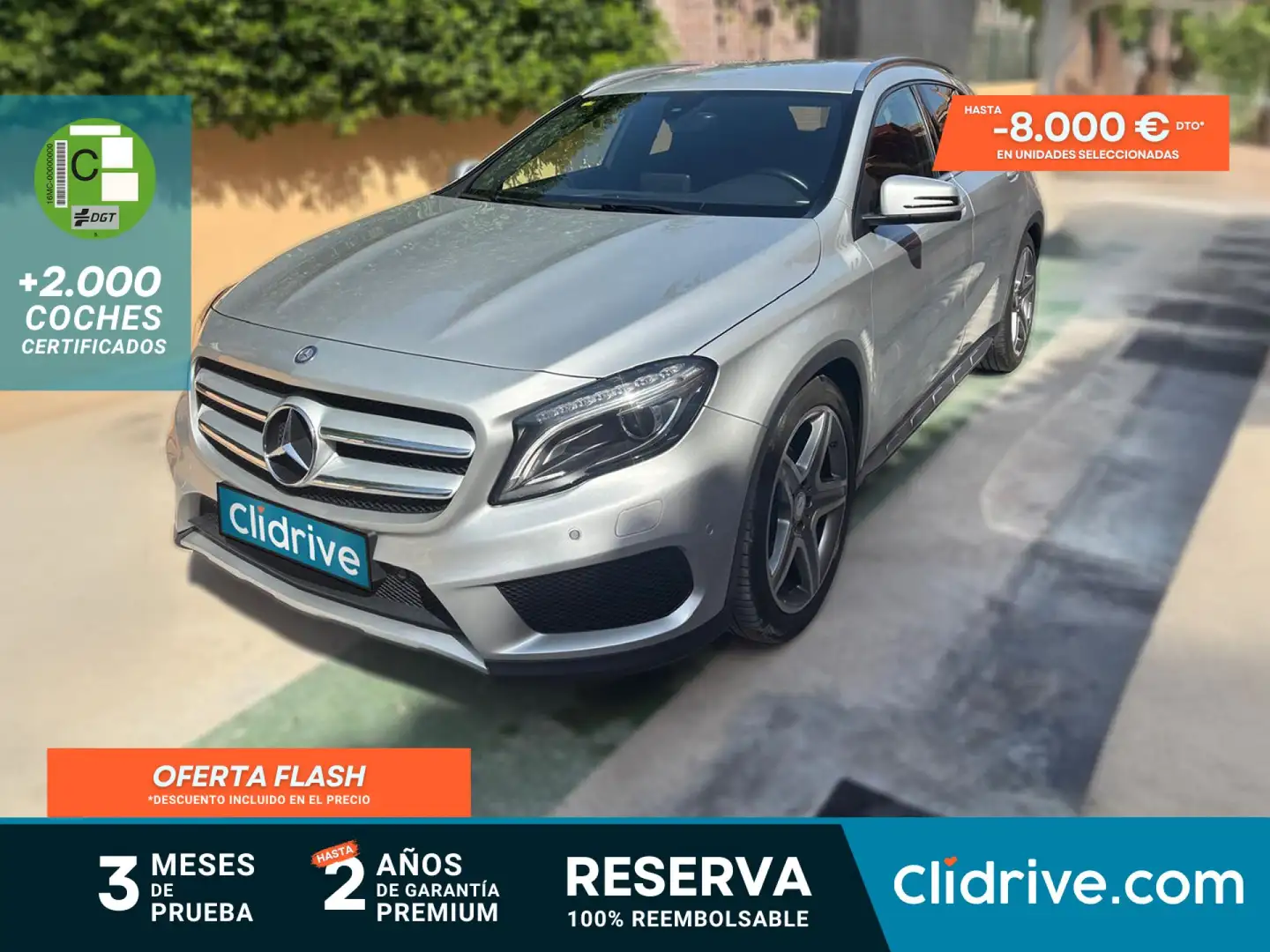 Mercedes-Benz GLA 200 200d AMG Line 7G-DCT Plateado - 1
