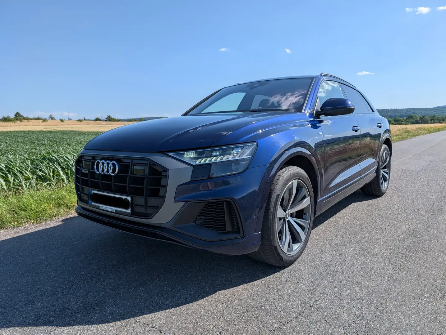 Audi Q8 50 MHEV TDI quattro Tiptronic Blau - 1