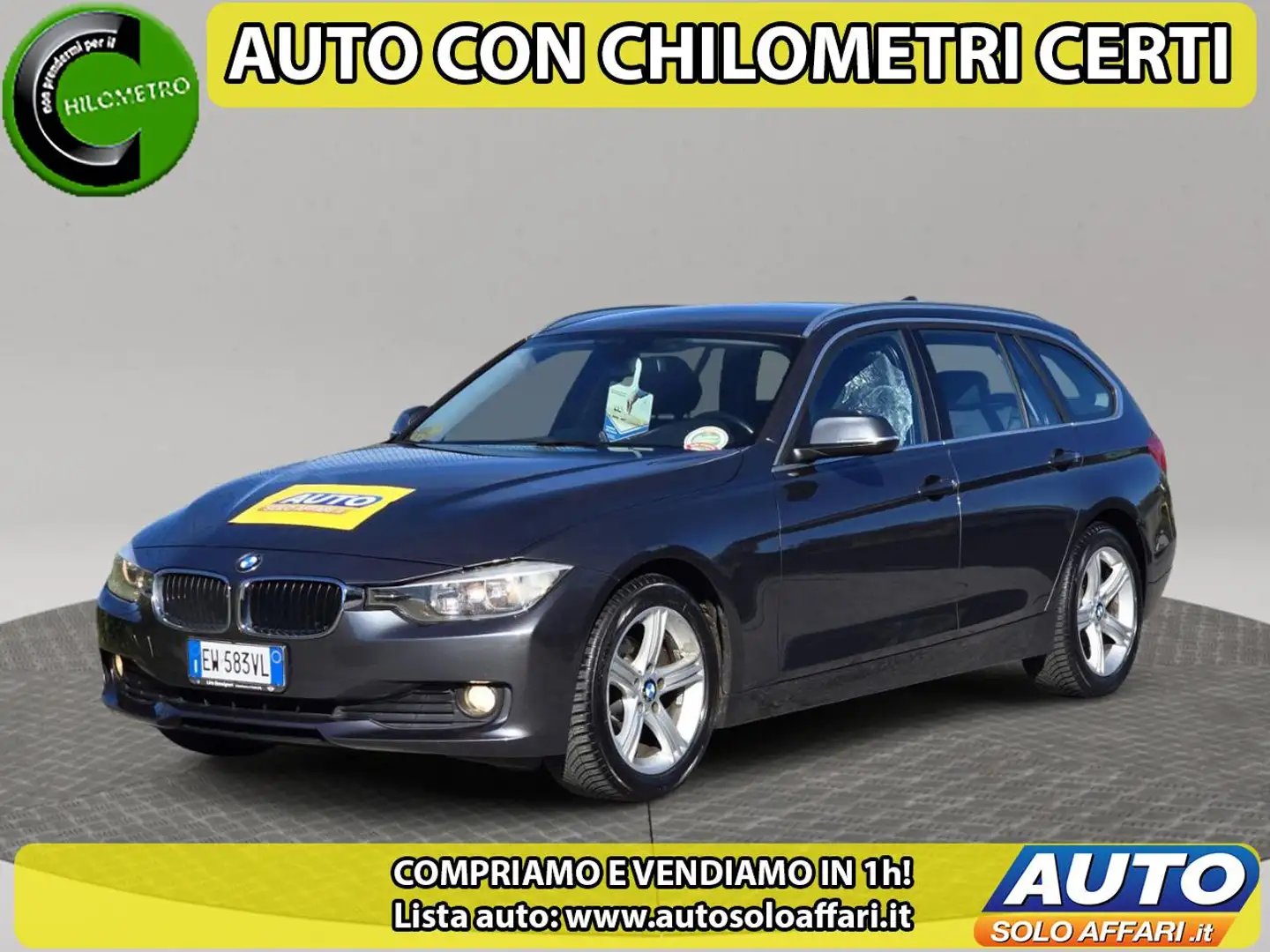 BMW 318 d TOURING BUSINESS AUTOMATICA NAVI Grigio - 2