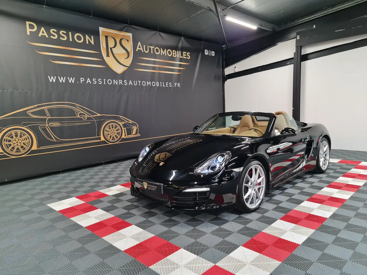 Porsche Boxster PORSCHE BOXSTER 981 S 3.4 L Schwarz - 1